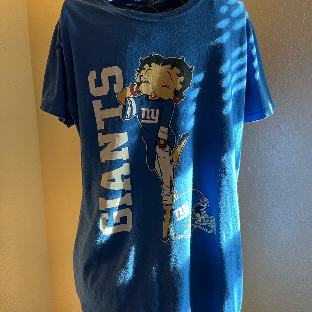 Vintage Y2K Betty Boop NY Giants T Shirt👠